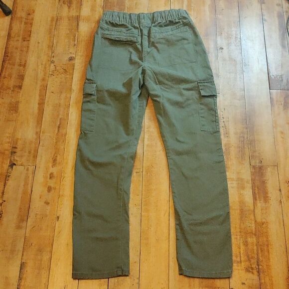 Cat & Jack Green Cargo Pants Size 14 Cotton Utility - Picture 6 of 7